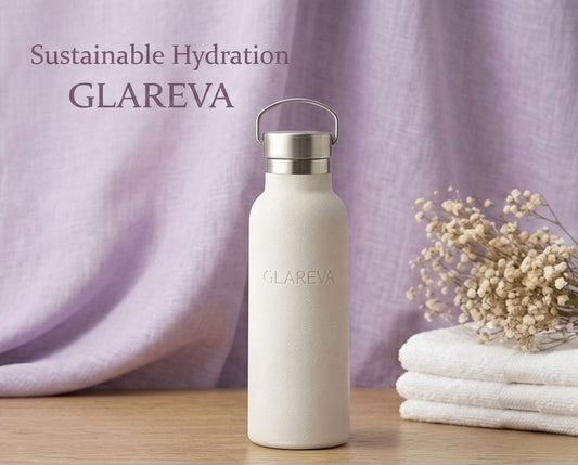 GLAREVA Metal Water Bottle